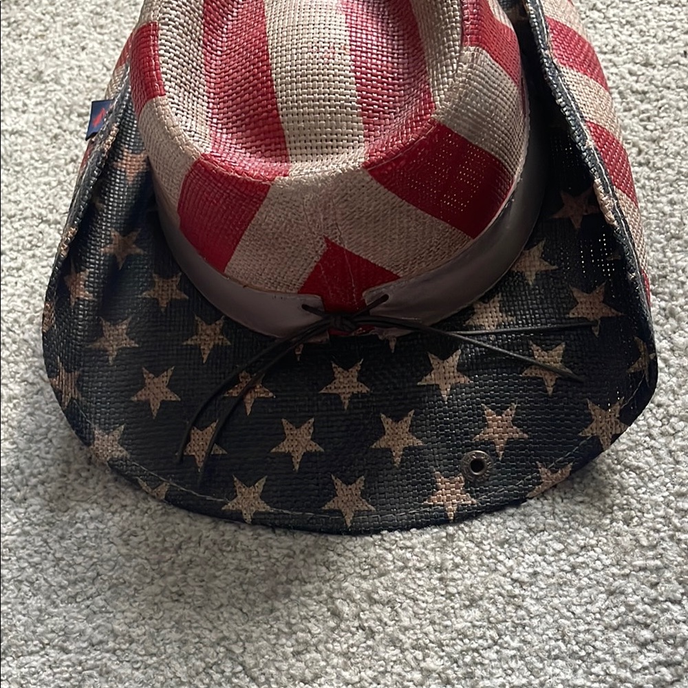 PeterGRIMM true character Patriotic Cowboy Hat with Stars and Stripes - Picture 4 of 5